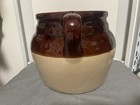 Vintage Large Crock Usa Maple Leaf Imprint  Monmouth Pottery