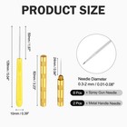 Spray Gun Needle  10pcs 8 Yellow  2 Gold 