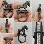Horse Rare  Roman Bronze Wonderful Old Ring