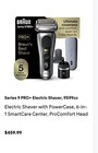 Braun Series 9 Pro  9599cc Wet dry Foil Shaver Powercase Smartcare