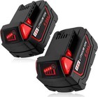 2pack 6 0ah Battery Replace For All Milwaukee M18 Battery 48-11-1860 48-11-1850