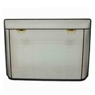 Pilgrim Matte Black Traditional Spark Guard - 44   W X 30   H