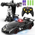 Remote Control Car - Transform Car Robot  One Button Deformation To Robot Wit   