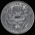 1909-d Barber Quarter     Au Almost Unc Details     25c Silver Coin 47f    trusted   