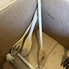 Vintage Kitchen Appliance Antique Primitive Wood Spoons Lot Of 10 