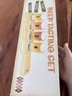 Wemco Beer Tasting Set Clear 6 Oz Tapered Glass Beer Glasses