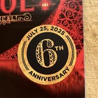 Moulin Rouge Special 6th Anniversary Broadway 2025 Playbill W Sticker   Insert 