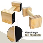 Wooden Push Up Bars - Calisthenics Equipment For Floor And Outside - Parallel Ba