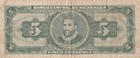 Nicaragua 1968 5 Cordobas Circulated Banknote Pick 116a Bargain Bin