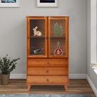 Bamboo Kitchen Buffet Hutch  Storage Cupboard Cabinet Server Sideboard W  Drawer