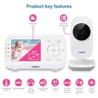 Vtech Vm3252 No Wifi Video Baby Monitor  2 8  Screen Wifi  White