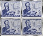 Stamp Germany Mi 888-93 Sc B272-7 Block 1944 Wwii Fascism Fund Postal Set Mnh