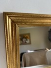 Gold Series Contemporary Mirror - Ornate Wood Frame Wall Mirror With Hanger 10   