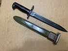 Original M1 Garand Bayonet E Us Marked W  Us M7 Scabbard Also Fits 1903 Nice