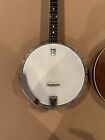 Deering Boston  19 Fret  4 String  1995 Tenor Banjo W Resonator And Hard Case 