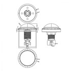 Arcade Button Led Light 60mm Big Round Handheld Arcade Game  Button Switch