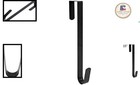 15    Wreath Door Hanger - Lightweight Steel Over-the-door Hook For All Seasons 