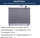 Cu813 Radiator For Toyota Tercel 1983-1988  Complete Full Aluminum Radiator 1 5l