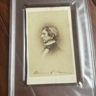 William H Seward   Psa   Signed Cdv Autograph Photograph Abraham Lincoln Cabinet