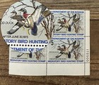  rw41 1974 Plate  Block - Federal Duck Stamp - Mnh   color Shift Error  