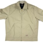 Dickies Insulated Eisenhower Jacket Mens M Tan Quilt Lined Full Zip New Tags