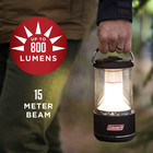 Coleman 800 Lumens Led Lantern With Battery Guard 3 Light Modes  Black Brand New