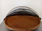 Handmade Bamboo Net Dish Cover  Thai-style Food Plate Protector 