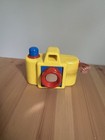 Vintage Ambi Toys Primary Bold Colors Baby Toddler Toy Camera Clown