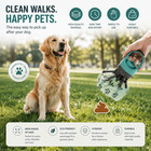 Pets Pooper Scooper For Dogs Cats With Bag Dispenser Portable Waste Pick