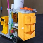  Janitorial Cart Bag High Capacity Storage For Cleaning Supplies Pouch Supply