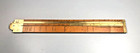 Super Rare 1811 Antique I   J Bradford Estate Management 2ft 2 Fold Rule Ruler