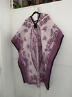 Handwoven Brushed Our Lady Of Guadalupe Pancho - Pink