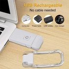 Usb Rechargeable Clip On Book Led Light Dimmable Lamp For Reading In Bed 