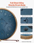 Vevor 13 In Steel Tongue Drum 15-note C Major Rain Drum Mallets For Meditation