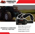 3009-1000 Magnetic Heater 200 Watt 110v 300-400 Degrees- 8 Sq  Inch Surface