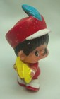 Vintage 1979 Monchichi Sekiguchi Girl Monkey Playing Cymbals Band Member Pvc Toy