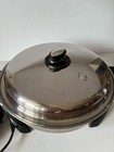 Saladmaster Electric Oil Core Skillet With Cover  Stainless Steel Sa0120cu Works