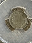 1867 3cs Three Cent  Very Good Detail Graded By Pcgs  Post Civil War Coin