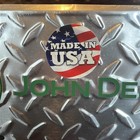 2016 Embossed Metal Silver John Deere Official Licensed Lincesen Plate New