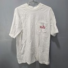 Vintage Winston Cigarettes T-shirt Mens Xl White Eagle Spirit Freedom Pocket