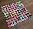 Lot Of 100 Mixed Coca Cola Bottle Crown Caps  no Repeats  Soda Pop Crimped Coke