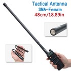Abbree Sma-female Ham Radio Antenna Vhf uhf 18 8-inch 144 430mhz High Gain Folda