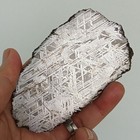 Natural Aletai Iron Meteorite 173 4 Grams Cut Slaba Etched Perfect Fusion Crust