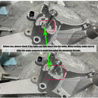 New For 1993-97 Ford F150 5 0 5 8 Alternator Smog Pump Bracket Kit F6te-10239-ca