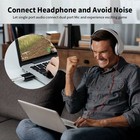 Usb 3d External Sound Card Adapter For Headphones  Microphone - Plug   Play