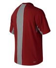 New Balance Adult Mens Short Sleeve Baseball Batting Jacket Maroon Jacket Med