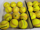 Lot Of 24 Used Shag Practice Slow Pitch 11    Softballs-demarini Razzo Wtdrzos11ab