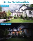 Zosi 2pk 8mp 4k Poe Ip Cameras Spotlight Siren Smart Human vehicle Detect Add-on