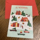 Merry Christmas Hi Neighbor At The Holiday s 5   x7    Hallmark Greeting Card