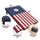 Wood Cornhole Boards Set  Indoor   Outdoor Corn Hole Games For Adults Kids  4   